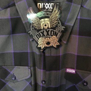 Best Dixxon ever! Black, grey and purple flannel. The gift